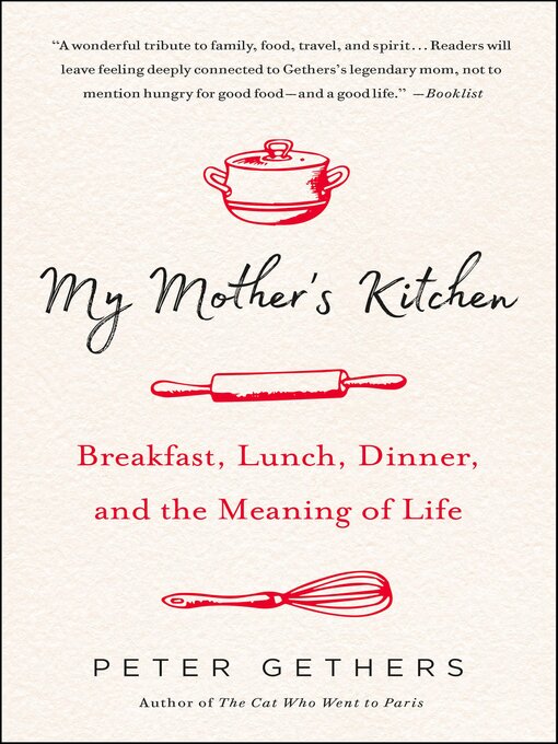 Title details for My Mother's Kitchen by Peter Gethers - Wait list